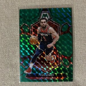 Tyus Jones 23-24 Panini Mosaic Green Washington Wizards NBA Basketball Card